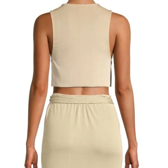 danielle bernstein ribbed cropped tank - Picture 2 of 5